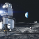 Conceptual image of the Blue Origin lunar lander.